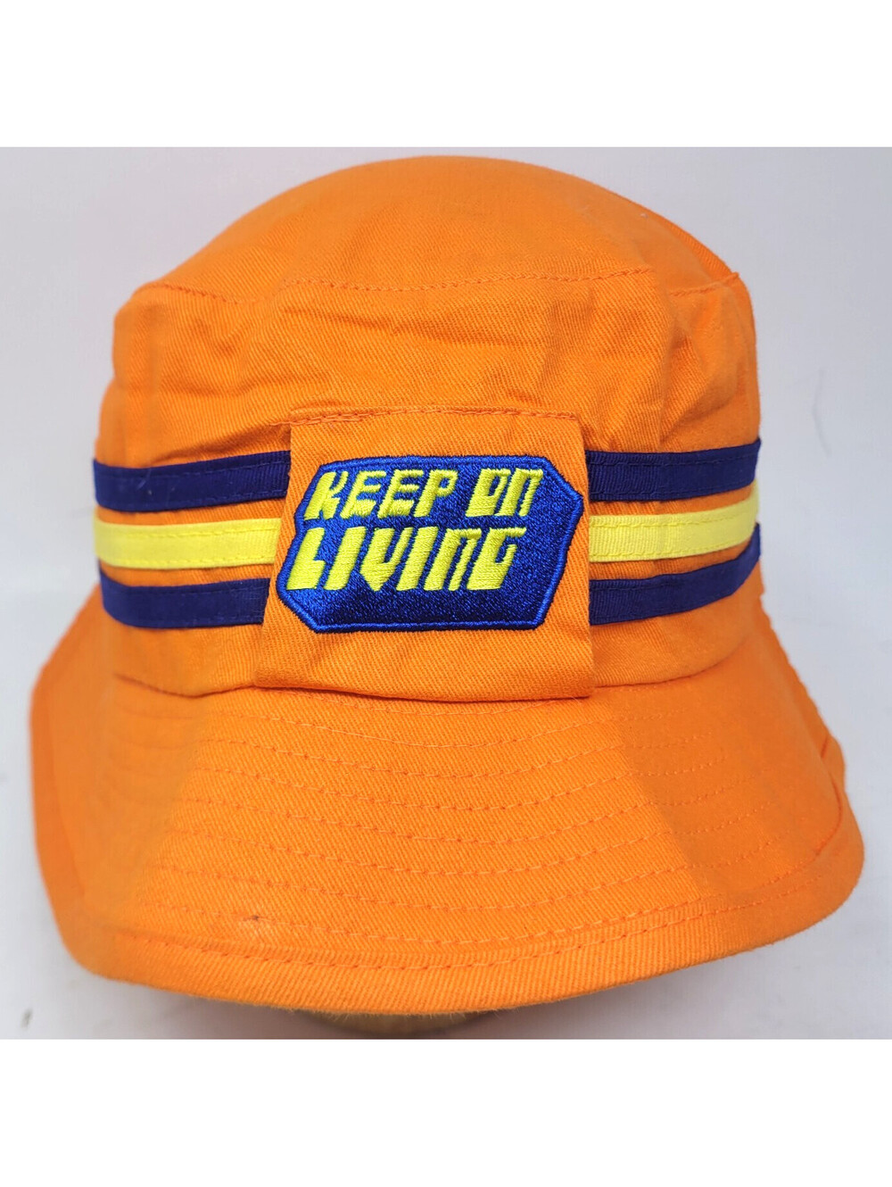 CSX Railroad Safety Bucket Hat Orange Keep On Living Railroad Tracks Caution New